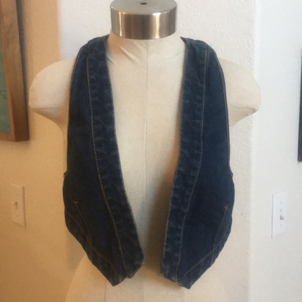 NWT Free People Denim Vest